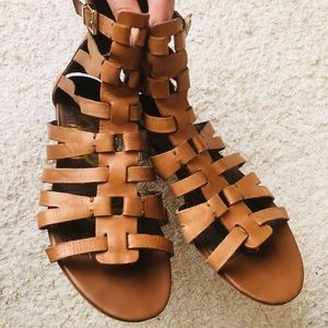Sam Edelman Tan Gladiator Sandals